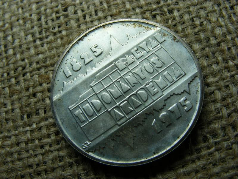 Ezüst 200 forint, 1975, MTA, BU