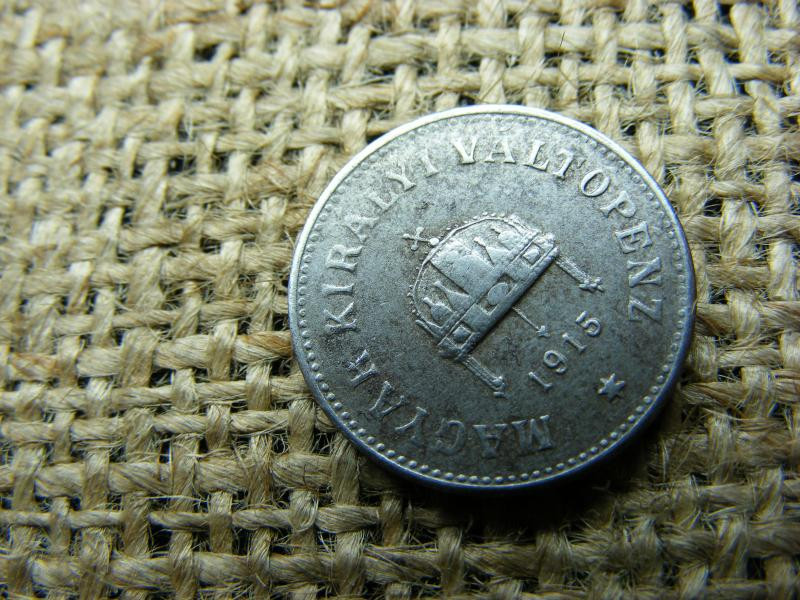 10 Fillér, 1915, KB, ritka vas