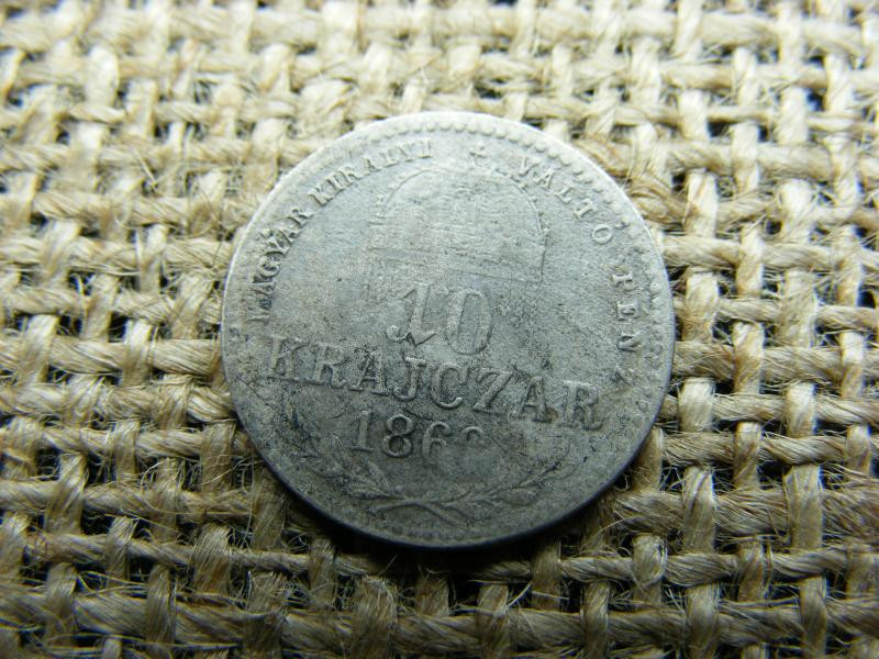 Ezüst 10 krajcár, 1868, GYF MKVP, R