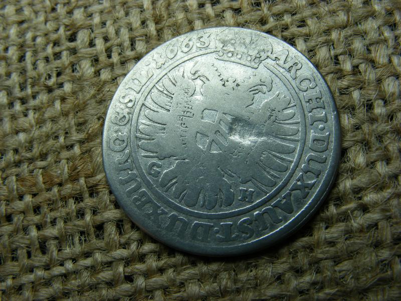 Ezüst Lipót XV krajcár, 1663, Breslau, Szilézia