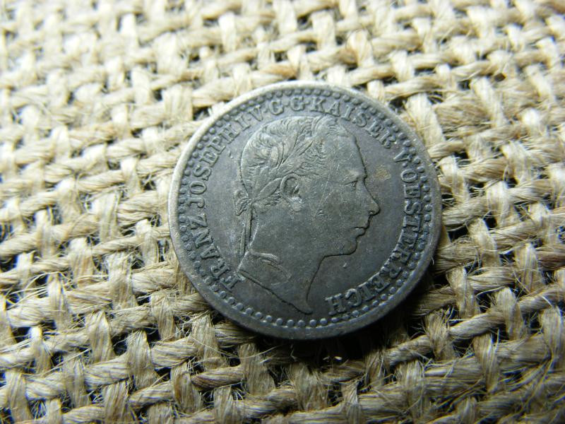 Ferenc József, 5 krajcár, 1859, ezüst, fekete patina