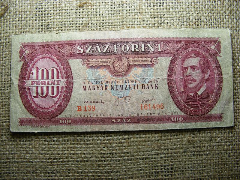 100 forintos bankjegy, 1949