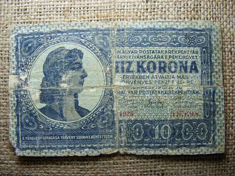 10 korona, 1919, Frígiai