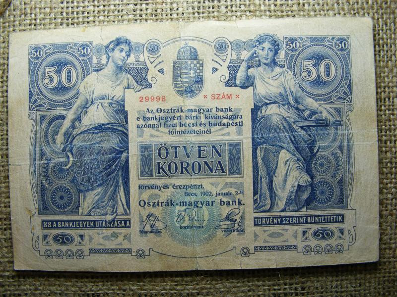 50 korona, 1902, ritka