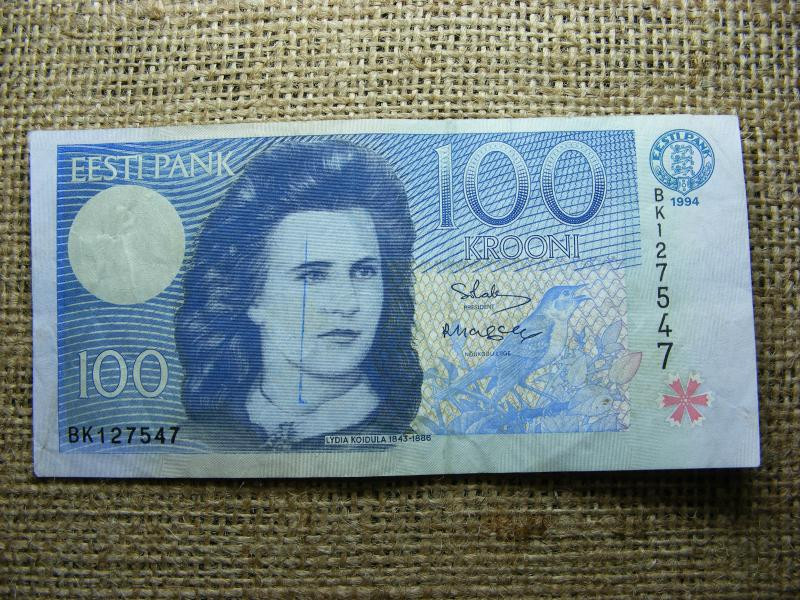 Észtország 100 krooni, 1994, korona