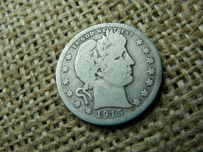 USA, 1/4 dollár, 1915 D, ezüst