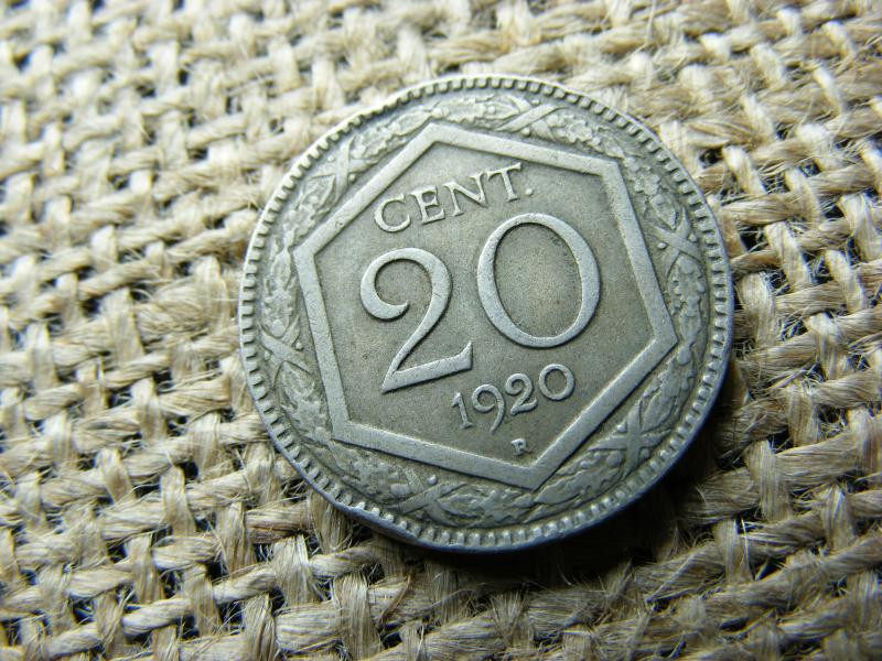 Olaszország 20 centesimi, 1920
