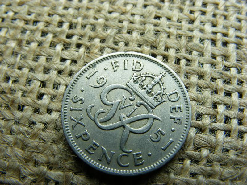 Anglia 6 pence, 1951