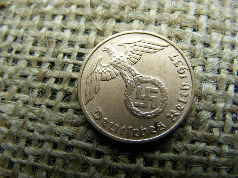 Birodalmi 1 pfennig, 1937, F jelzés