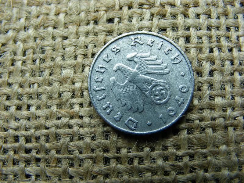 Birodalmi 5 pfennig érme, 1940, D jelzéssel