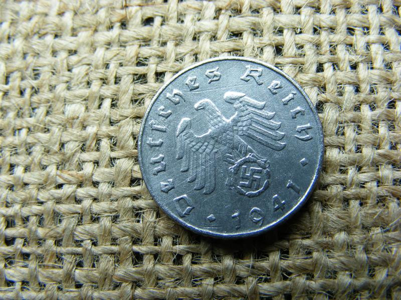 Birodalmi 5 pfennig, 1941, J