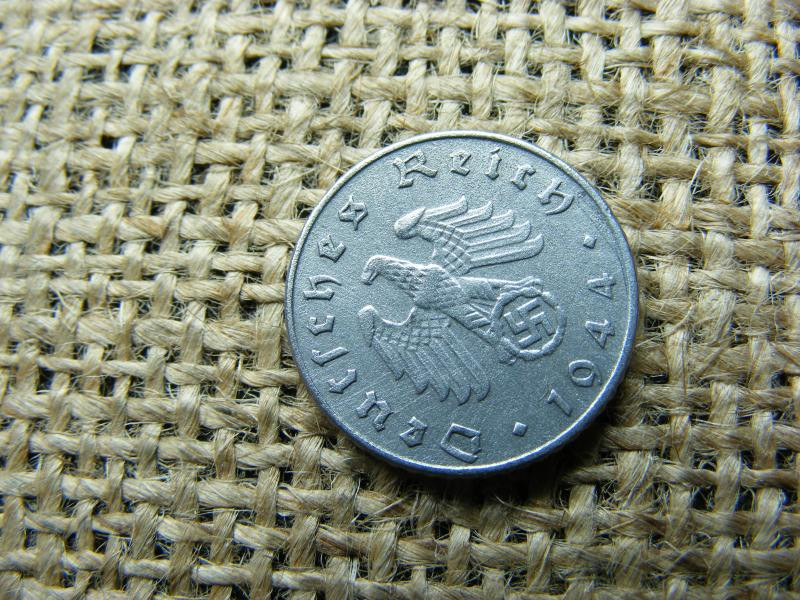 Birodalmi 5 pfennig érme, 1944, F jelzés