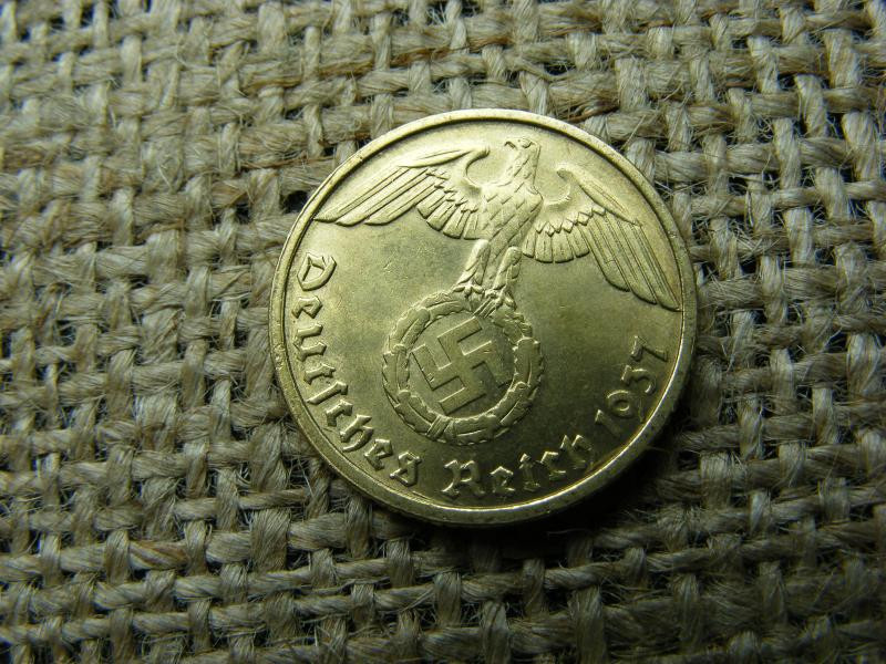 Birodalmi 10 pfennig, 1937, D