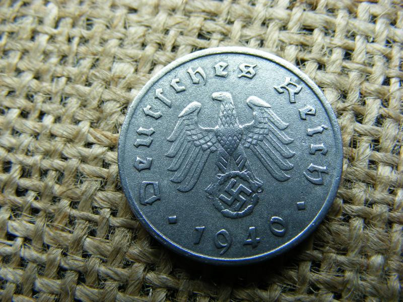 Birodalmi 10 pfennig, 1940, F jelzés