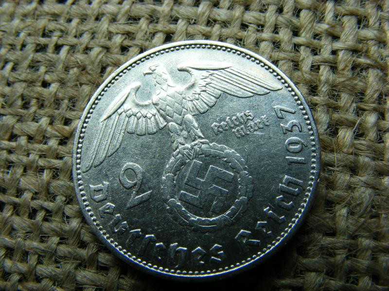 Birodalmi ezüst 2 márka, 1937, G