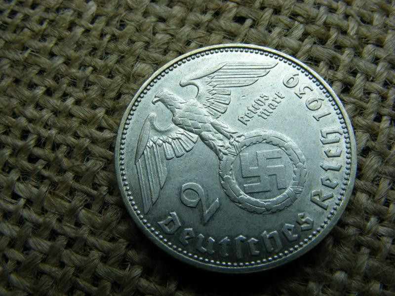Birodalmi ezüst 2 márka, 1939, J jel