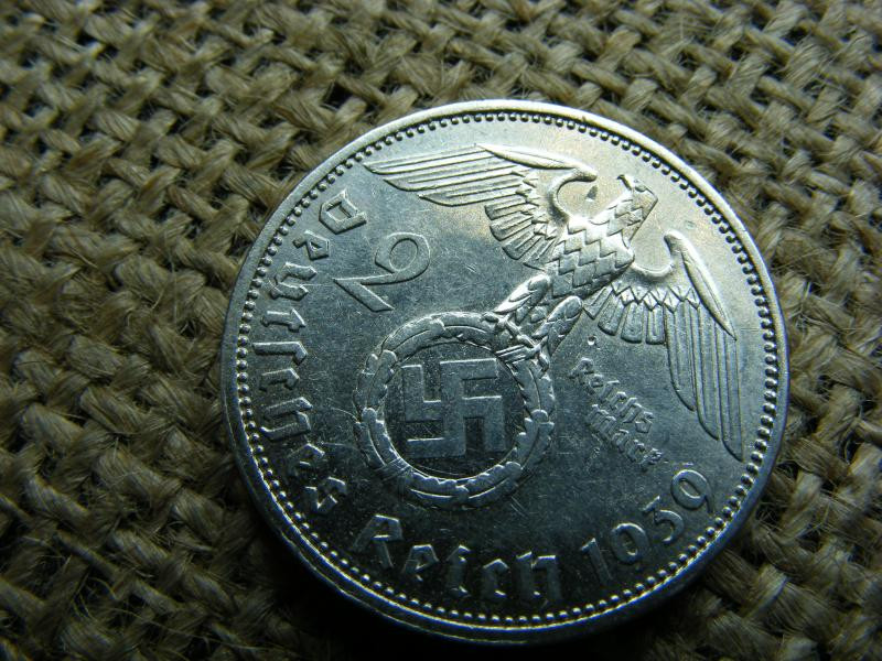 Birodalmi ezüst 2 márka, 1939 A