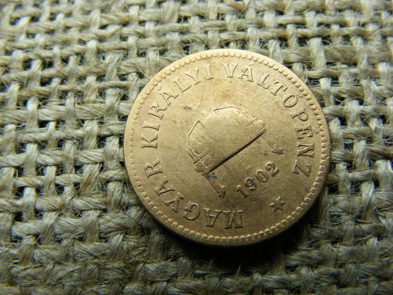 2 Fillér, 1902, Korona Érme