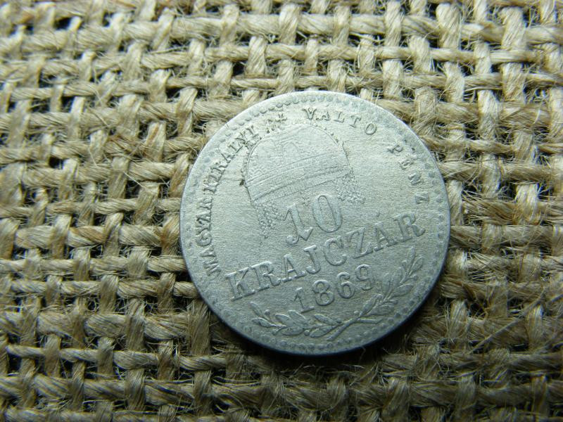 Ezüst 10 krajcár, 1869, GYF, MKVP