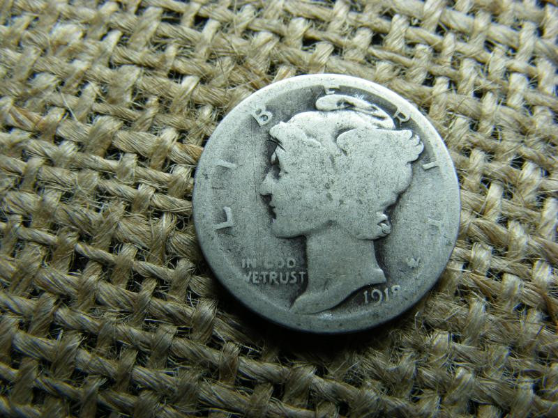 USA ezüst dime, 1918