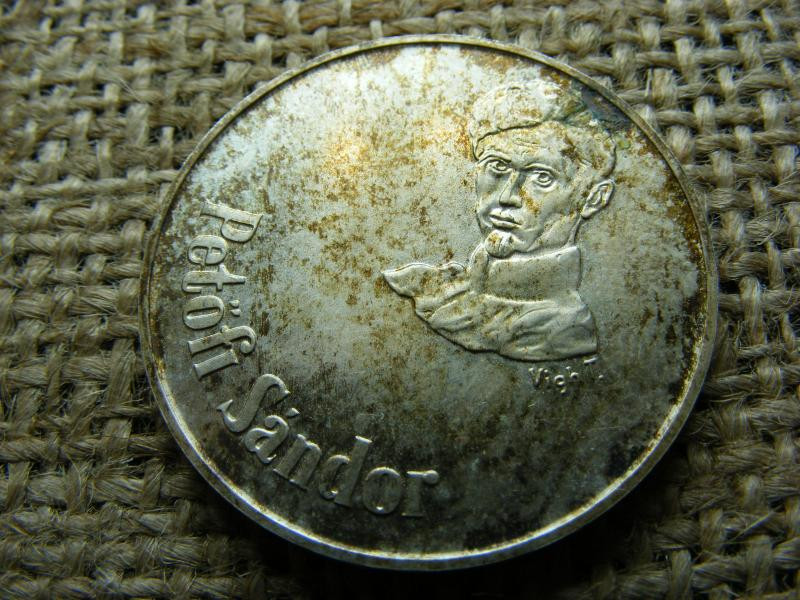 Ezüst 50 forint, 1973, Petőfi