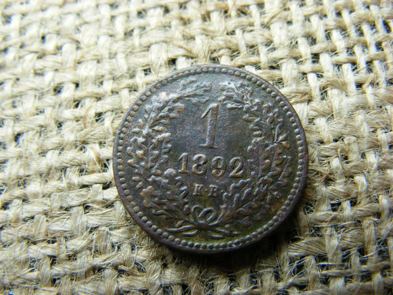 1 Krajcár 1892, Ferenc József korona