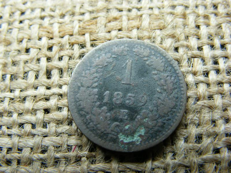 1 Krajcár 1859 E, Ferenc József korona
