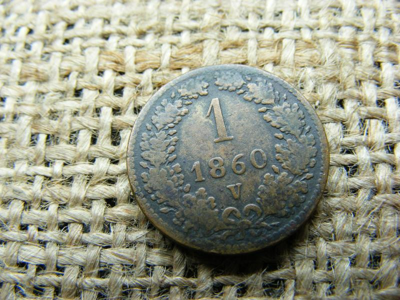 1 Krajcár 1860, Ferenc József korona