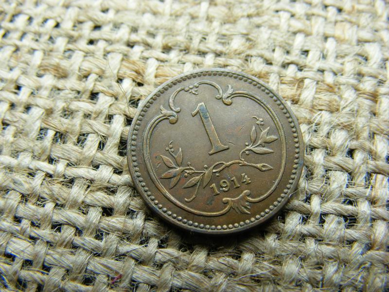 1 Heller, 1914, Korona Érem