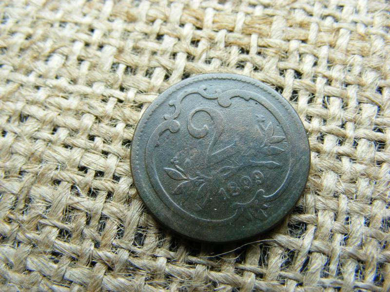 2 Heller, 1899, Korona Érem