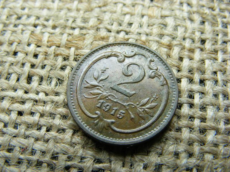 2 Heller, 1915, Korona-pénzrendszer