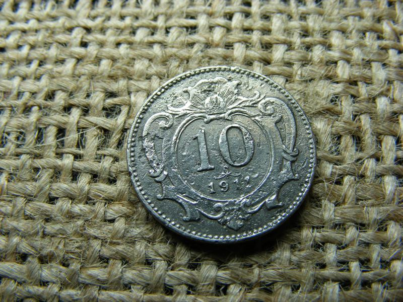10 Heller, 1911, Korona pénzrendszer