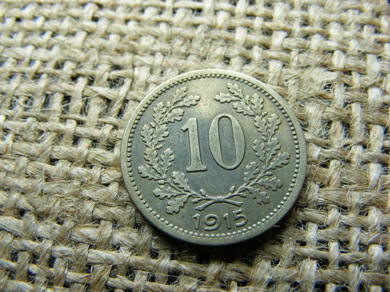 10 Heller, 1915, Korona-pénzrendszer