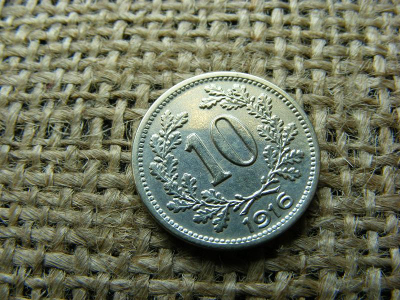10 Heller, 1916, Korona pénzrendszer