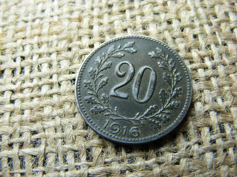 20 Heller 1916, Korona-pénzrendszer
