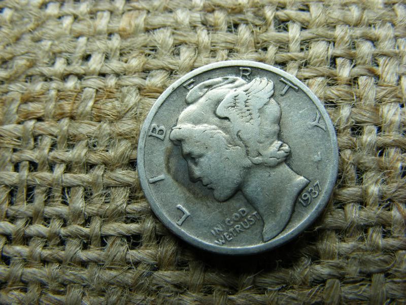 USA Ezüst Dime, 1937