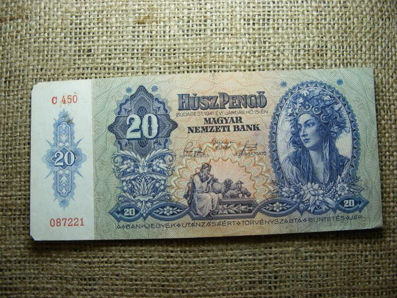 20 pengő, 1941, Magyarország