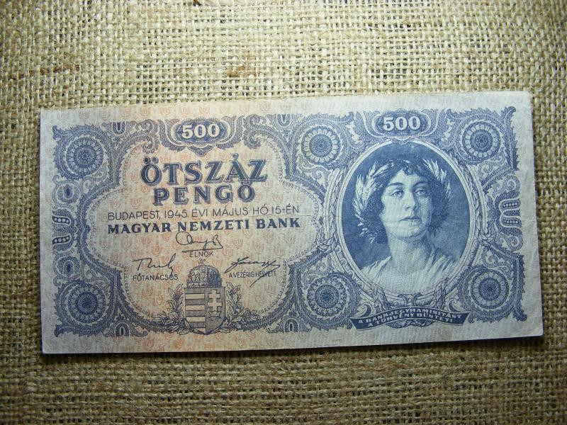 500 pengő, 1945, Magyarország