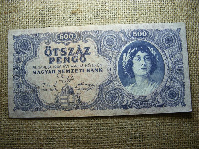 500 pengő, 1945, Magyarország
