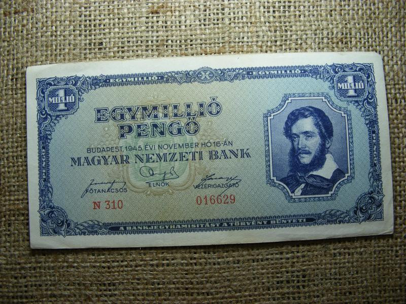 Egymillió pengő, 1945, Magyarország