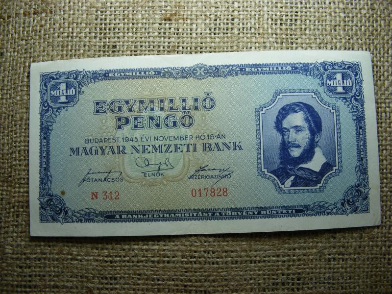 Egymillió pengő, 1945, Magyarország