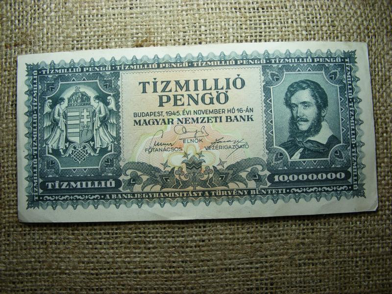 Tízmillió pengő, 1945, Magyarország