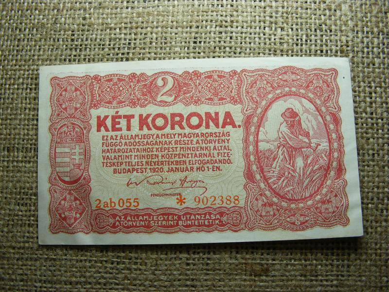 2 korona, 1920, csillagos