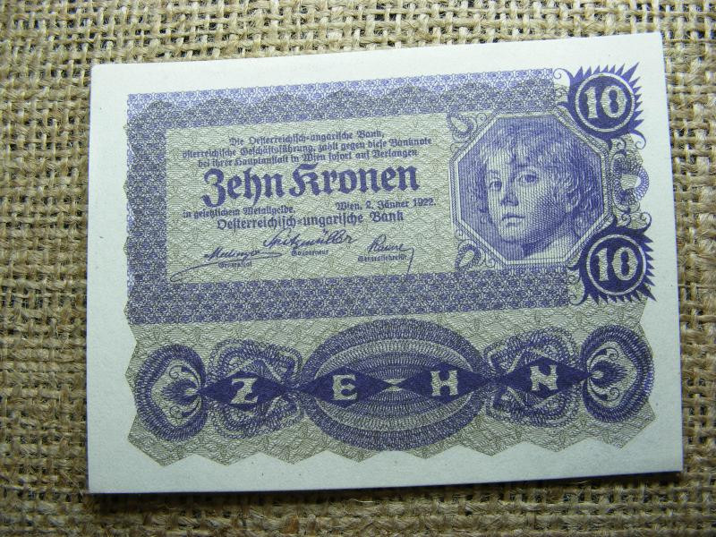10 Korona, 1922, Magyar Királyság