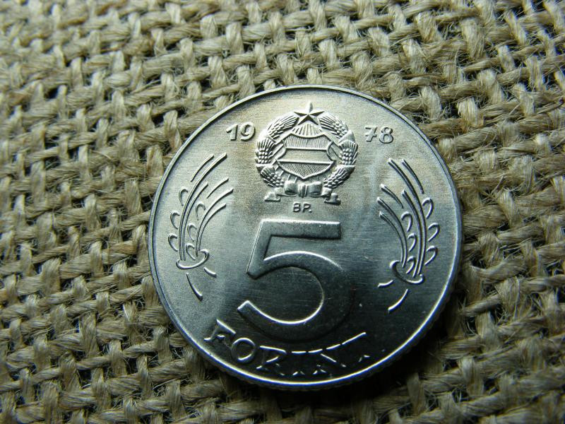 5 forintos érme, 1978
