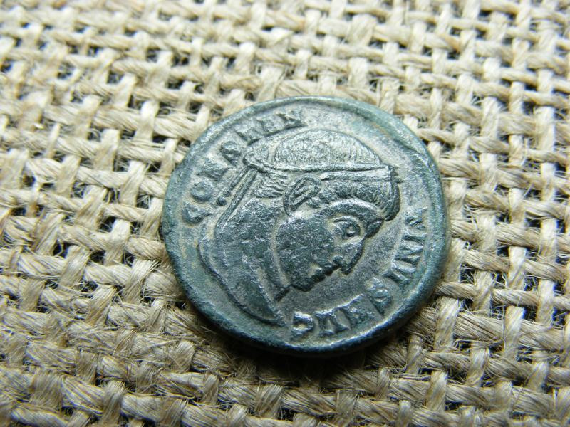 Nagy Konstantin kis bronzérme, 4. század, Szép Ezüstözés
