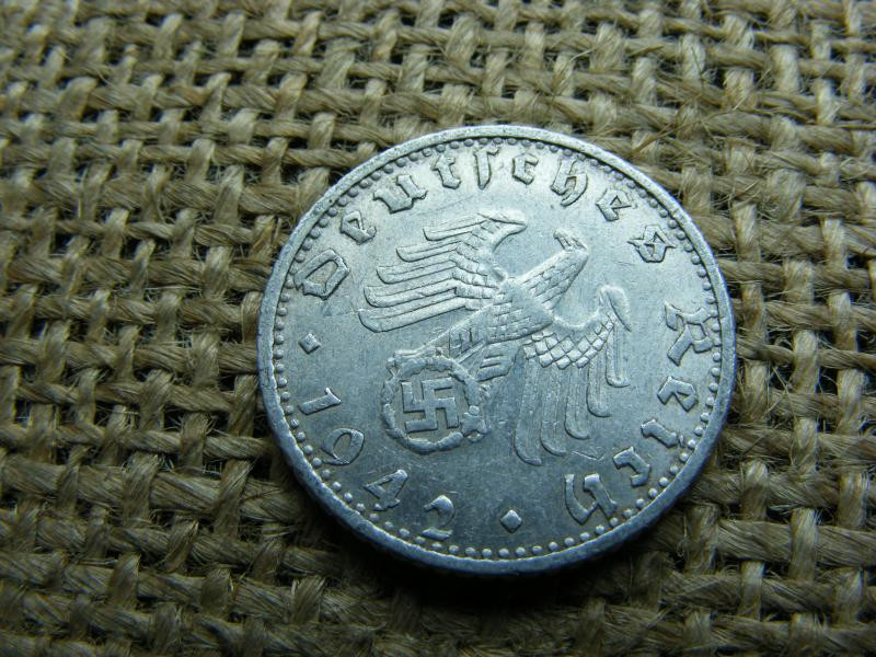 Birodalmi 50 pfennig, 1942 F