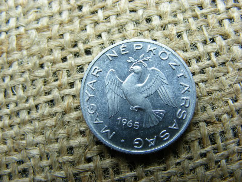 10 fillér, 1965, magyar érme