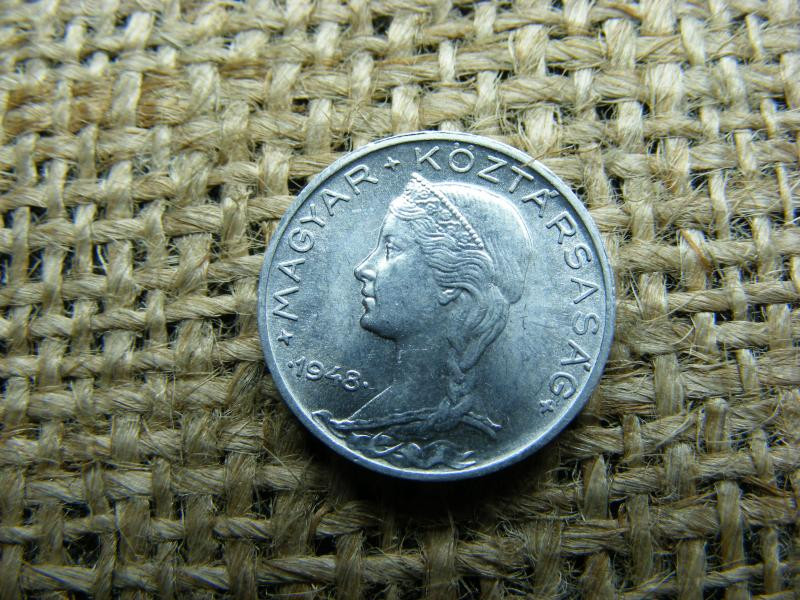 5 fillér 1948, R