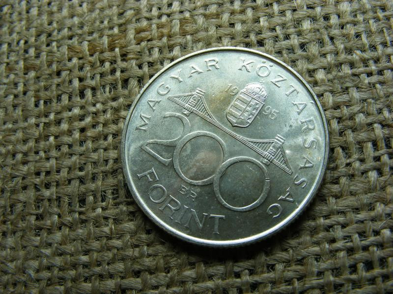 Ezüst 200 forint, 1995, BU